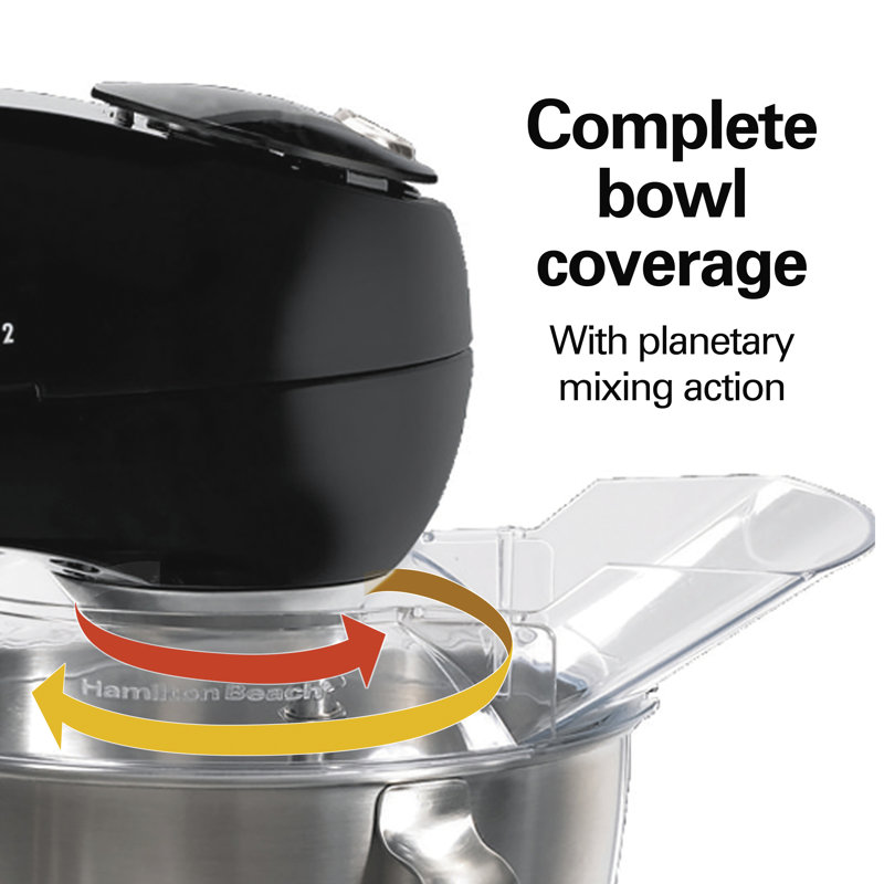 Hamilton Beach® Eclectrics® AllMetal Stand Mixer 12 Speeds & Reviews